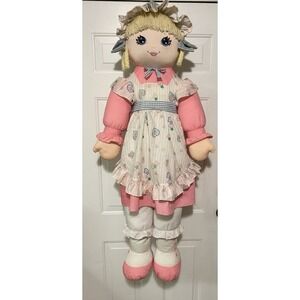Sweetie Mine Life Size Rag Doll 1995 Large Soft Stuffed Vintage Toy 50" x 18"